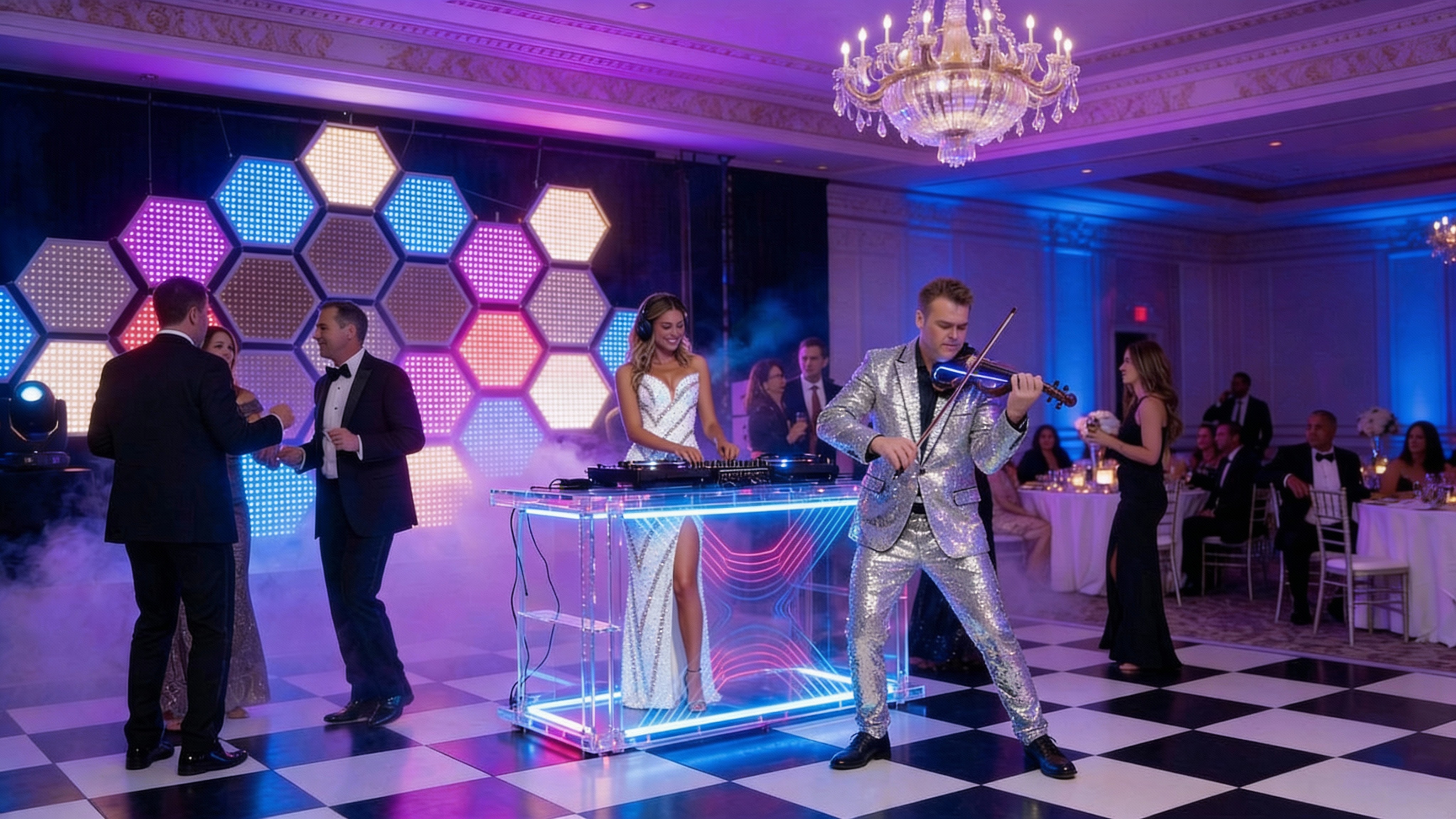 Violin and DJ Combo Performance 1